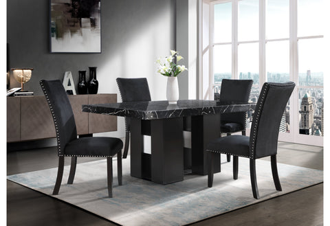 D03 DINING TABLE + D03DC BLACK 4 Chair