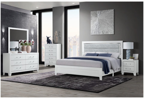 LUCCIA WHITE Bedroom Set