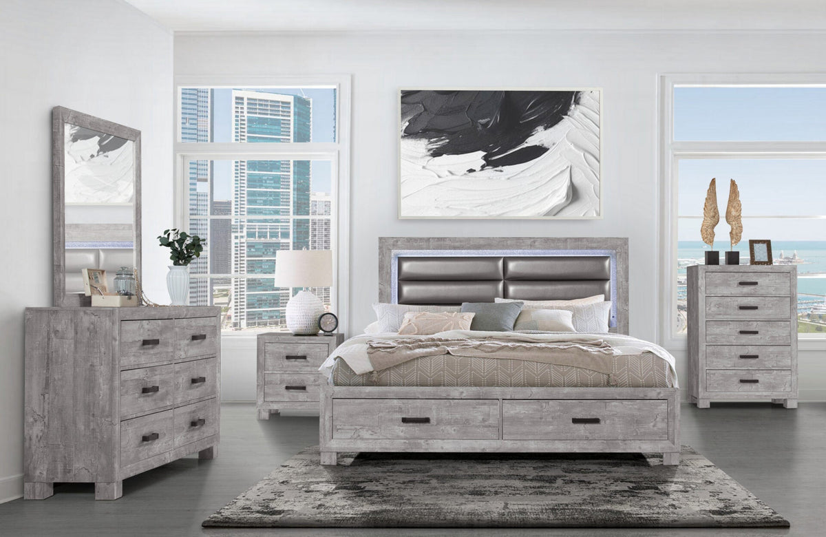 NOLAN GREY Bedroom Set