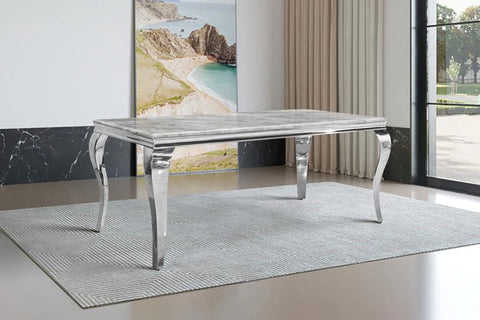 S1122 - Light Grey Dining Table