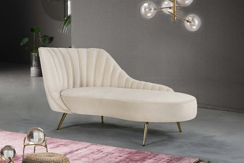 Margo Velvet Chaise Lounge